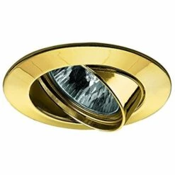 Budget ???? PAULMANN Lot De 4 EBL Premium Orientable Max. 50 W 12 V GU5.3 51 MM Doré/aluminium Zinc ????