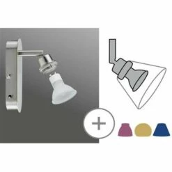 Les meilleures critiques de ???? PAULMANN Spot Mural BALKEN 1X40W GZ10 Halogene IP20 ????