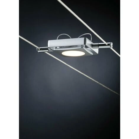 Budget ⭐ PAULMANN Kit Complet Comprenant 4 Spots MacLed Sur Câbles - 4x4W - 2700°K - 200lm - Chrome Mat - Non Dimmable ???? 3 Budget ⭐ PAULMANN Kit Complet Comprenant 4 Spots MacLed Sur Câbles - 4x4W - 2700°K - 200lm - Chrome Mat - Non Dimmable ???? – Image 3