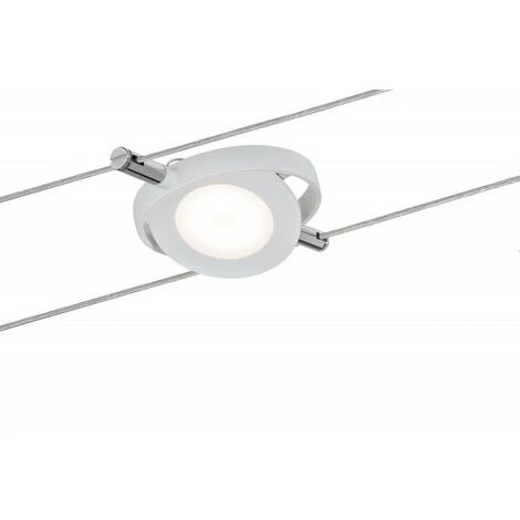 Le moins cher ???? PAULMANN Spot Led RoundMac Pour Système à Câbles Suspendu DC - 4W - 2700°K - 200lm - Blanc Dépoli - Non Dimmable ✔️ 1 Le moins cher ???? PAULMANN Spot Led RoundMac Pour Système à Câbles Suspendu DC - 4W - 2700°K - 200lm - Blanc Dépoli - Non Dimmable ✔️