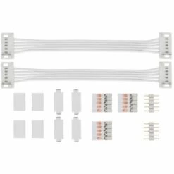 Promo ⭐ PAULMANN Pack De 2 Connecteurs MaxLED Blanc - Blanc ✨