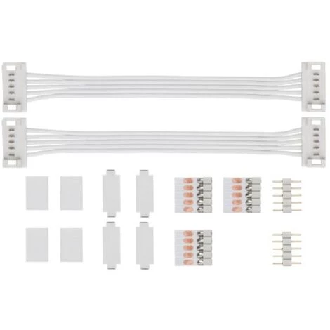 Promo ⭐ PAULMANN Pack De 2 Connecteurs MaxLED Blanc - Blanc ✨ 1 Promo ⭐ PAULMANN Pack De 2 Connecteurs MaxLED Blanc - Blanc ✨