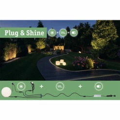Meilleure affaire ???? Câble Plug&Shine Paulmann - 10m - 1in1out - IP68 - Noir ???? -PAULMANN Sales 59317301 3