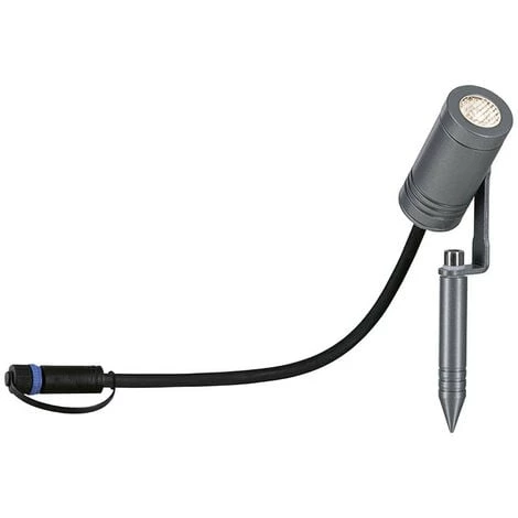 Le moins cher ???? Projecteur De Jardin LED Radix Plug & Shine Paulmann - 1x6W - IP65 - Gris ???? 1 Le moins cher ???? Projecteur De Jardin LED Radix Plug & Shine Paulmann - 1x6W - IP65 - Gris ????