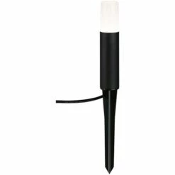 Bon marché ???? Borne Lumineuse LED Flarea Paulmann Plug & Shine - H200mm - 1x3,6W - IP65 - Noir ⌛