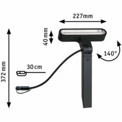 Acheter ???? Spot LED Ito Plug & Shine Paulmann - 1x6W - IP65 - Anthracite ✨ -PAULMANN Sales 59317328 5
