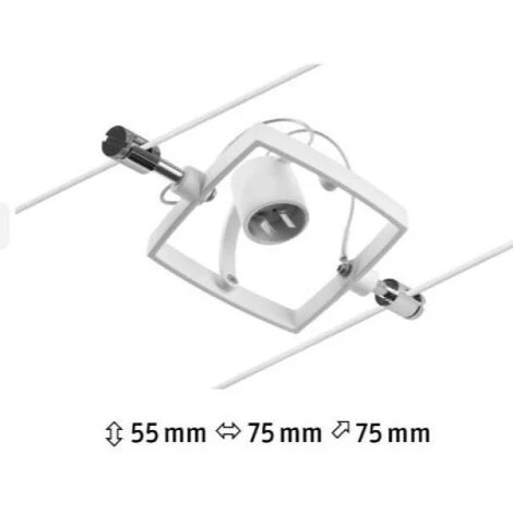 Nouveau ???? Spot Individuel Mac Ii Paulmann 944.33-gu5,3-mat Blanc ???? 2 Nouveau ???? Spot Individuel Mac Ii Paulmann 944.33-gu5,3-mat Blanc ???? – Image 2