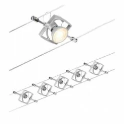 Nouveau ???? Jeu De Base Pour Mac Ii Paulmann 944.30-5xgu5.3-mat Chrome ????