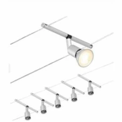 Le moins cher ???? Paulmann Ensemble De Sel 944.42-5xgu5.3-mat Chrome ????