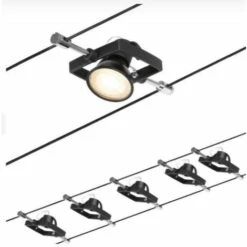 Acheter ???? Mac Ii Set Paulmann 5xgu5,3 Noir Mat-chrome -944.34 ????
