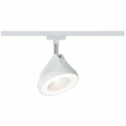Le moins cher ???? Spot Sur Rail Arena URail Paulmann -15W - 2700K - Dimmable - Avec Ampoule - Blanc Chromé ????