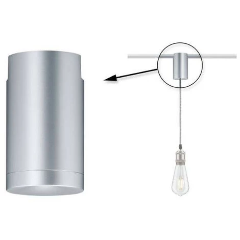 De gros ???? Adaptateur Universel Pour Suspension URail Paulmann - 230V - Chrome - Chrome ✨ 1 De gros ???? Adaptateur Universel Pour Suspension URail Paulmann - 230V - Chrome - Chrome ✨