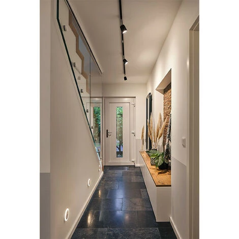 Vente flash ???? Kit De Base URail Paulmann - Noir Mat - L 2,30m - Max 1000W - Noir ???? 4 Vente flash ???? Kit De Base URail Paulmann - Noir Mat - L 2,30m - Max 1000W - Noir ???? – Image 4