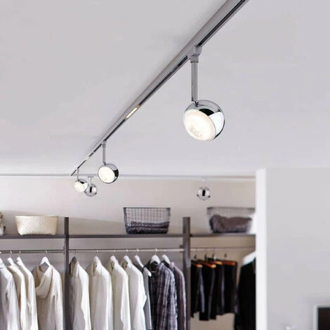 Coupon ???? Spot Sur Rail Capsule II URail Paulmann - 4000K - 6W - Dimmable - Chromé Mat/ Chromé - Chrome ???? 2 Coupon ???? Spot Sur Rail Capsule II URail Paulmann - 4000K - 6W - Dimmable - Chromé Mat/ Chromé - Chrome ???? – Image 2