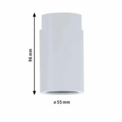 Tout neuf ???? Spot Individuel Sur Rail URail Ceiling Socket Paulmann - E27 - 20W Max - Dimmable - Blanc - Sans Ampoule - Blanc ???? -PAULMANN Sales 69829618 3