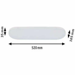 Promo ???? Panneau LED URail Deck Paulmann - 13.5W - 3000K - Dimmable - Blanc - Blanc ???? -PAULMANN Sales 69829620 4