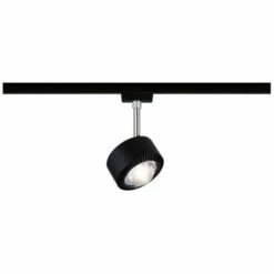 Meilleure vente ✔️ Spot LED Sur Rail URail Aldan Paulmann - 9W - 4000K - Dimmable - Noir - Noir ????