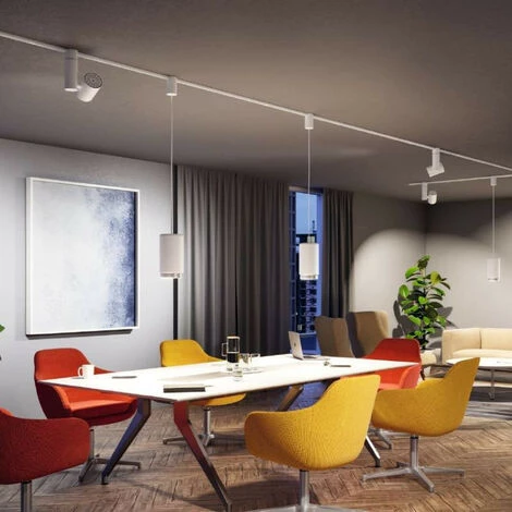 Meilleure affaire ???? Spot LED Zeuz URail Paulmann - 33W - 4000K - 15° - Dimmable - Blanc - Blanc ???? 2 Meilleure affaire ???? Spot LED Zeuz URail Paulmann - 33W - 4000K - 15° - Dimmable - Blanc - Blanc ???? – Image 2