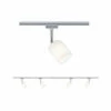 Meilleure vente ???? Kit URail Blossom Paulmann - G9 - 4x10W - Dimmable - Chrome Mat / Chrome/ Verre Satiné - Chrome ????
