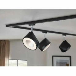 Nouveau ⭐ Spot Sur Rail Arena URail Paulmann - 15W - 4000K - Dimmable - Avec Ampoule - Noir Mat/chromé - Noir ???? 8 Nouveau ⭐ Spot Sur Rail Arena URail Paulmann - 15W - 4000K - Dimmable - Avec Ampoule - Noir Mat/chromé - Noir ???? -PAULMANN Sales 69829680 4