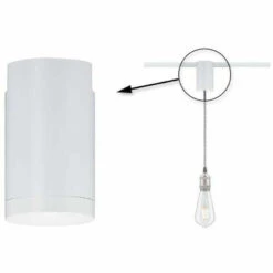 Meilleure vente ???? Adaptateur Universel Pour Suspension URail Paulmann - 230V - Blanc - Blanc ????