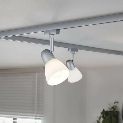 Les meilleures critiques de ???? Spot Sur Rail Caps URail Paulmann - 20W Max - E14 - Dimmable - Chrome Dépoli/ Verre Opale - Chrome ???? 2 Les meilleures critiques de ???? Spot Sur Rail Caps URail Paulmann - 20W Max - E14 - Dimmable - Chrome Dépoli/ Verre Opale - Chrome ???? – Image 2