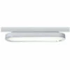 Grosses soldes ???? Panneau LED URail Loop Paulmann - 7W - 2700K - Non Dimmable - Blanc/ Chrome - Blanc ????