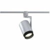 Coupon ???? Spot Sur Rail Asthene URail Paulmann - 50W Max - E27 - Dimmable - Chrome Dépoli - Chrome ????