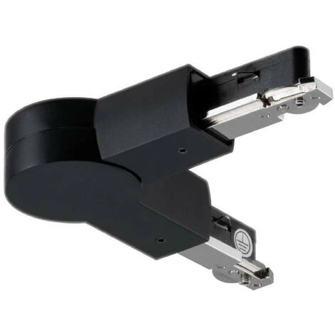 Remise ✨ Connecteur Articulé URail Paulmann - 1000W Max - Noir Mat - Noir ⌛ 1 Remise ✨ Connecteur Articulé URail Paulmann - 1000W Max - Noir Mat - Noir ⌛