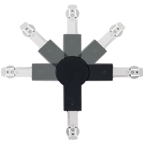 Remise ✨ Connecteur Articulé URail Paulmann - 1000W Max - Noir Mat - Noir ⌛ 2 Remise ✨ Connecteur Articulé URail Paulmann - 1000W Max - Noir Mat - Noir ⌛ – Image 2