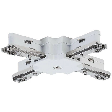 Promo ✔️ Connecteur En X Light&Easy URail Paulmann - 1000W Max - Blanc - Blanc ⌛ 1 Promo ✔️ Connecteur En X Light&Easy URail Paulmann - 1000W Max - Blanc - Blanc ⌛
