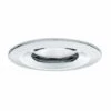 Nouveau ???? PAULMANN Spot Encastré LED Coin Slim - Chromé - 6.8W - 2700K - IP65 - Dimmable - Avec Ampoule - Chromé ????