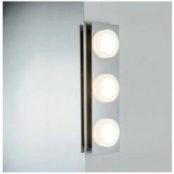 De gros ???? PAULMANN Plafonnier LED Doradus - Rectangle - 3x5W - Chrome - Non Dimmable - Gris (tout Métal) ????