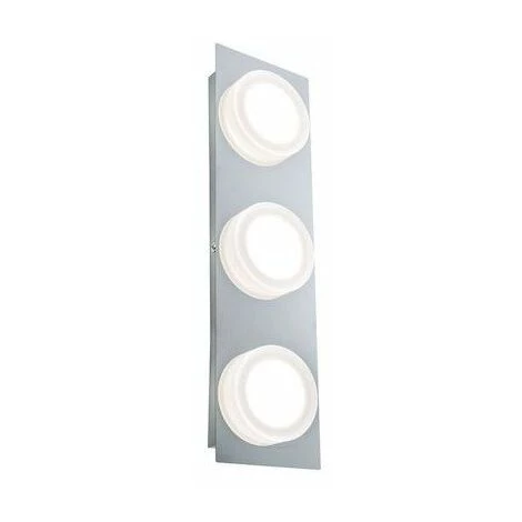 De gros ???? PAULMANN Plafonnier LED Doradus - Rectangle - 3x5W - Chrome - Non Dimmable - Gris (tout Métal) ???? 2 De gros ???? PAULMANN Plafonnier LED Doradus - Rectangle - 3x5W - Chrome - Non Dimmable - Gris (tout Métal) ???? – Image 2