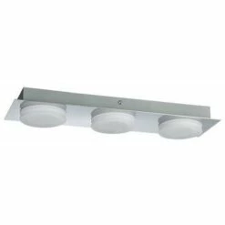 De gros ???? PAULMANN Plafonnier LED Doradus - Rectangle - 3x5W - Chrome - Non Dimmable - Gris (tout Métal) ???? 6 De gros ???? PAULMANN Plafonnier LED Doradus - Rectangle - 3x5W - Chrome - Non Dimmable - Gris (tout Métal) ???? -PAULMANN Sales 7919181 3