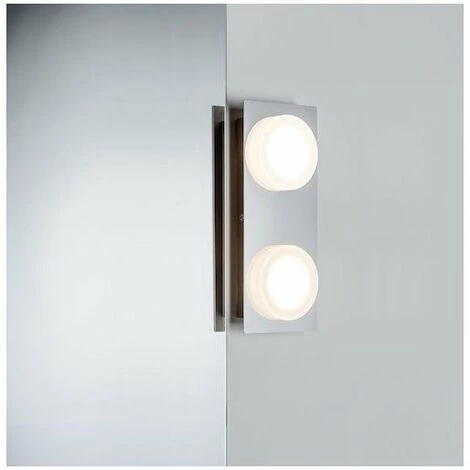 Top 10 ✔️ PAULMANN Plafonnier LED Doradus - Rectangle - 2x5W - Chrome - Non Dimmable - Gris (tout Métal) ???? 3 Top 10 ✔️ PAULMANN Plafonnier LED Doradus - Rectangle - 2x5W - Chrome - Non Dimmable - Gris (tout Métal) ???? – Image 3