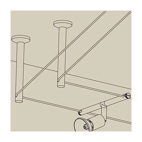 Budget ???? PAULMANN Renvoi D'angle/Support Pour Système De Câbles Suspendus Halogène 12V - Chrome Mat ✨ 2 Budget ???? PAULMANN Renvoi D'angle/Support Pour Système De Câbles Suspendus Halogène 12V - Chrome Mat ✨ – Image 2
