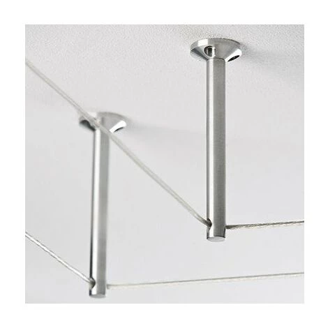 Budget ???? PAULMANN Renvoi D'angle/Support Pour Système De Câbles Suspendus Halogène 12V - Chrome Mat ✨ 3 Budget ???? PAULMANN Renvoi D'angle/Support Pour Système De Câbles Suspendus Halogène 12V - Chrome Mat ✨ – Image 3